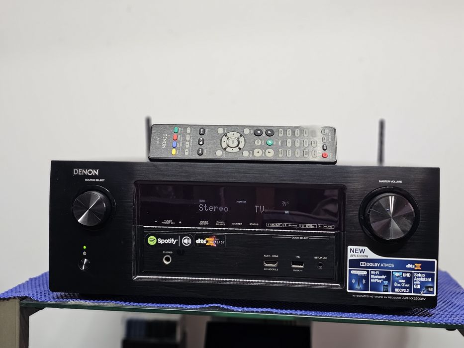 Receiver 7.2 Denon AVR-X3300W Wi-Fi Bluetooth