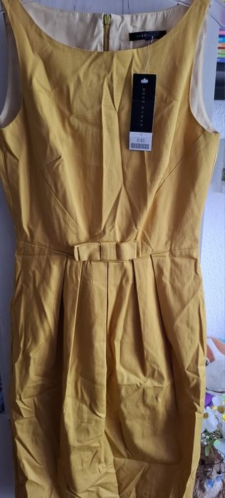 Rochie eleganta mustar