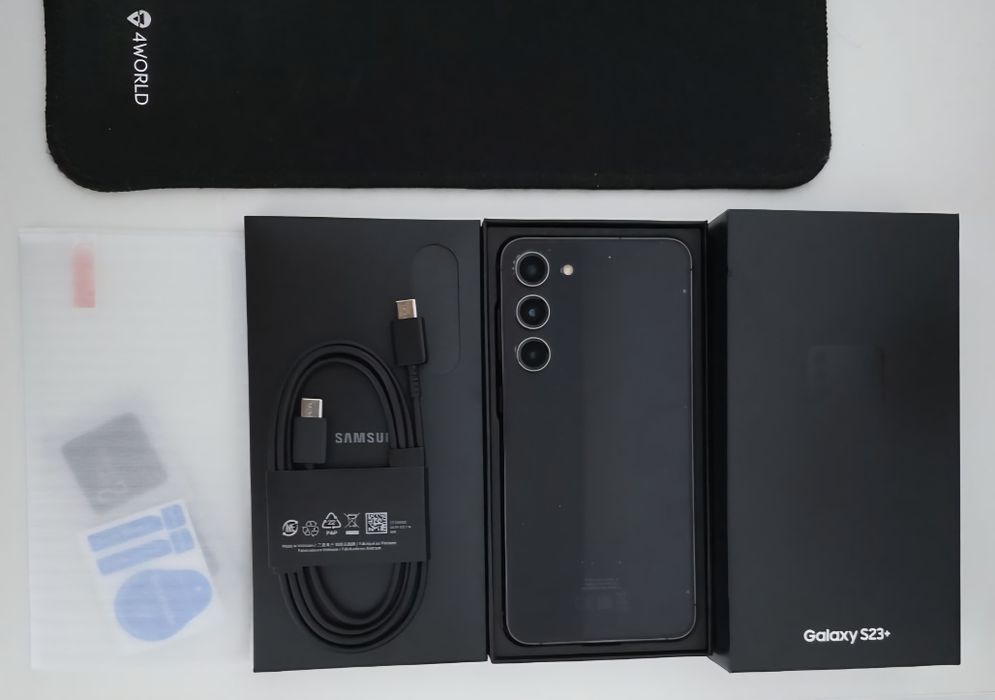 Samsung Galaxy S23+ Plus 5G SM-S916B/DS Phantom Black 256 GB neverlock