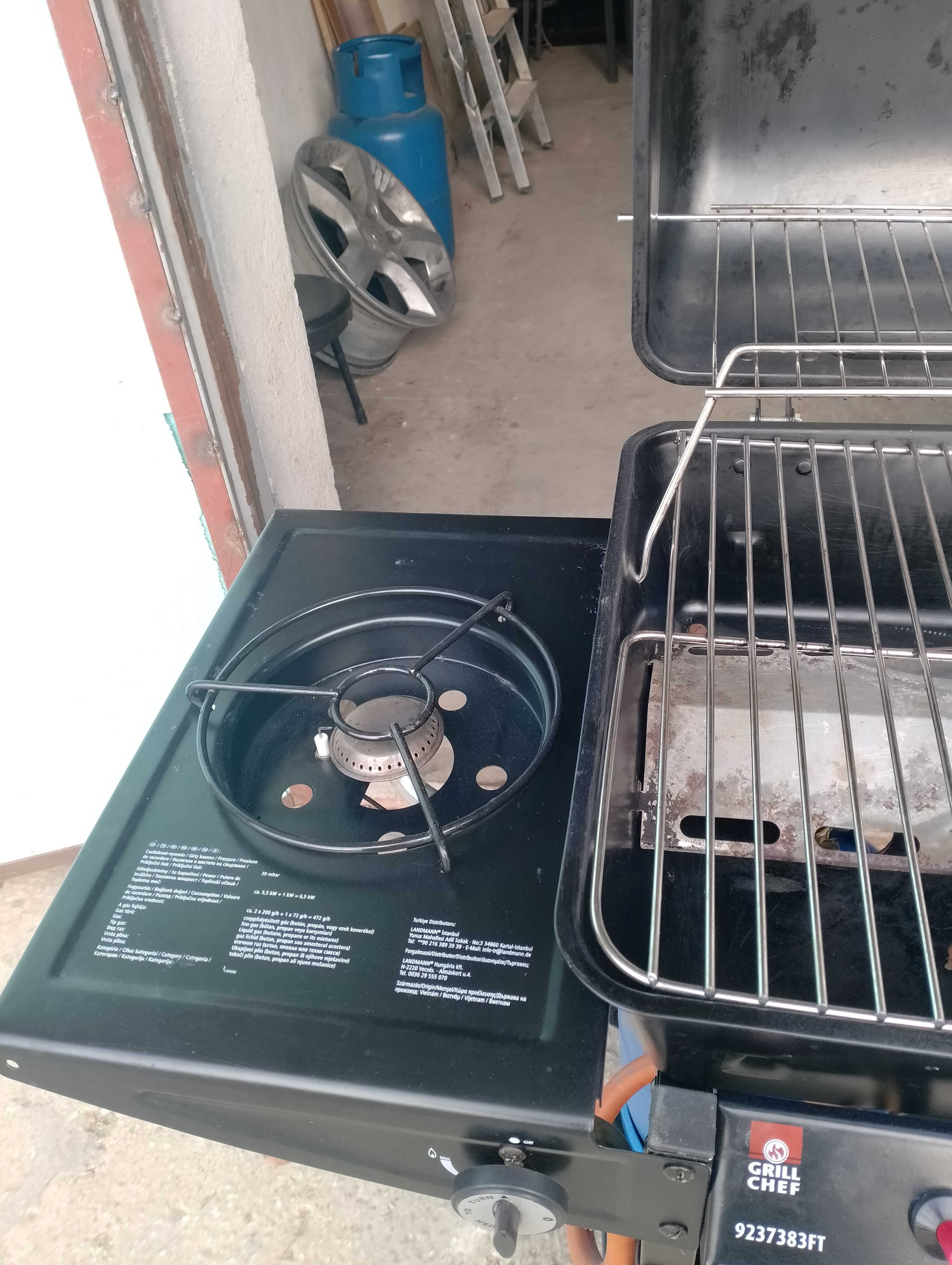 Продавам газово барбекю grill chef