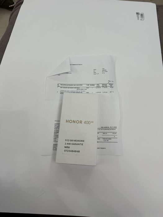 HONOR 400   512 GB memorie   2 ani Garantie       Nou in cutie