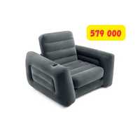 Intex 66551, Надувное велюровое кресло, бесплатная доставка
