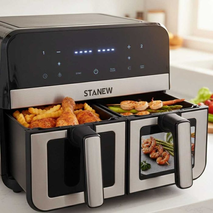 Двоен въздушен фритюрник, STANEW – решението срещу мазното  готвене