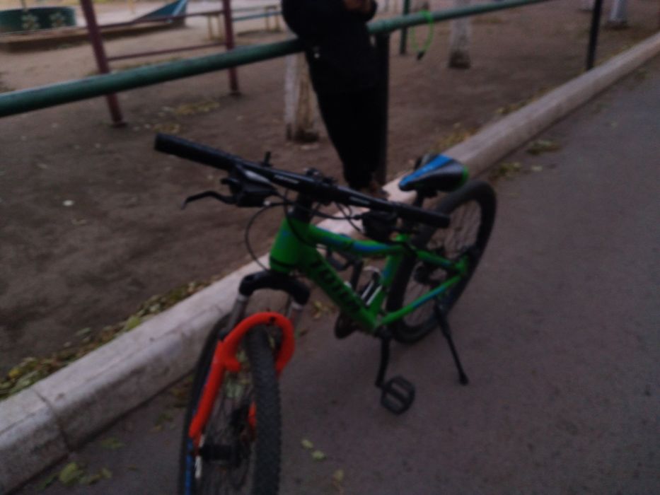 Велосипед тотем зеленый