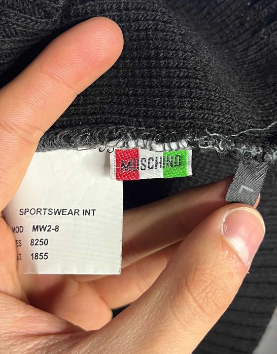 Moschino Sportswear Int Vintage Knitted Sweater Мъжки Пуловер