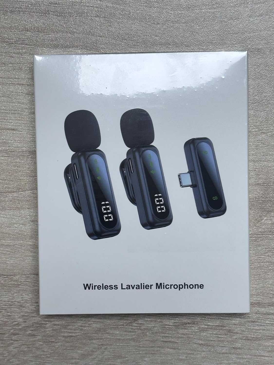 Безжичен микрофон Lavalier за iPhone - iPad, Android телефон, компютър