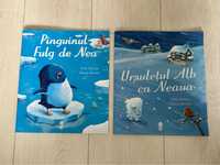 Pachet 2 cărți: “Pinguinul fulg de nea” și “Ursulețul alb ca neaua”