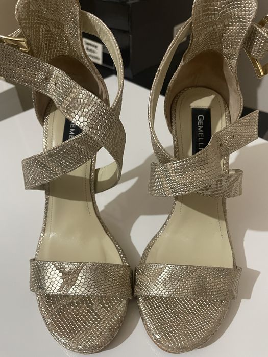 Sandale din piele “Gemelli”