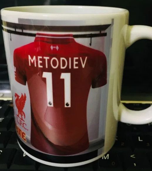 Футболна чаша на LIVERPOOL с Ваше Име и Номер!Фен чаша на Ливърпул!