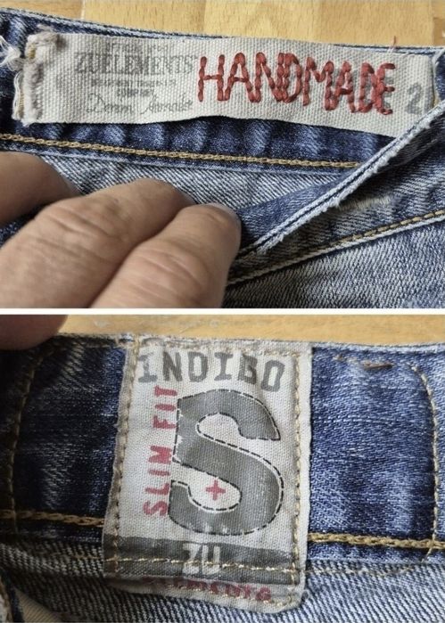 Blugi superbi ZU Elements Femei "Handmade" Slim Fit, Mărimea 28