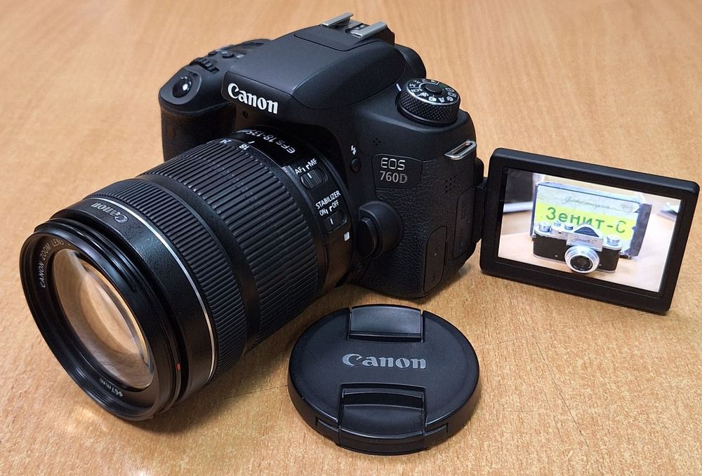 Canon 760D kit 18-135mm IS,STM(24.2пикс, Wi-Fi,Япония,как новый)
