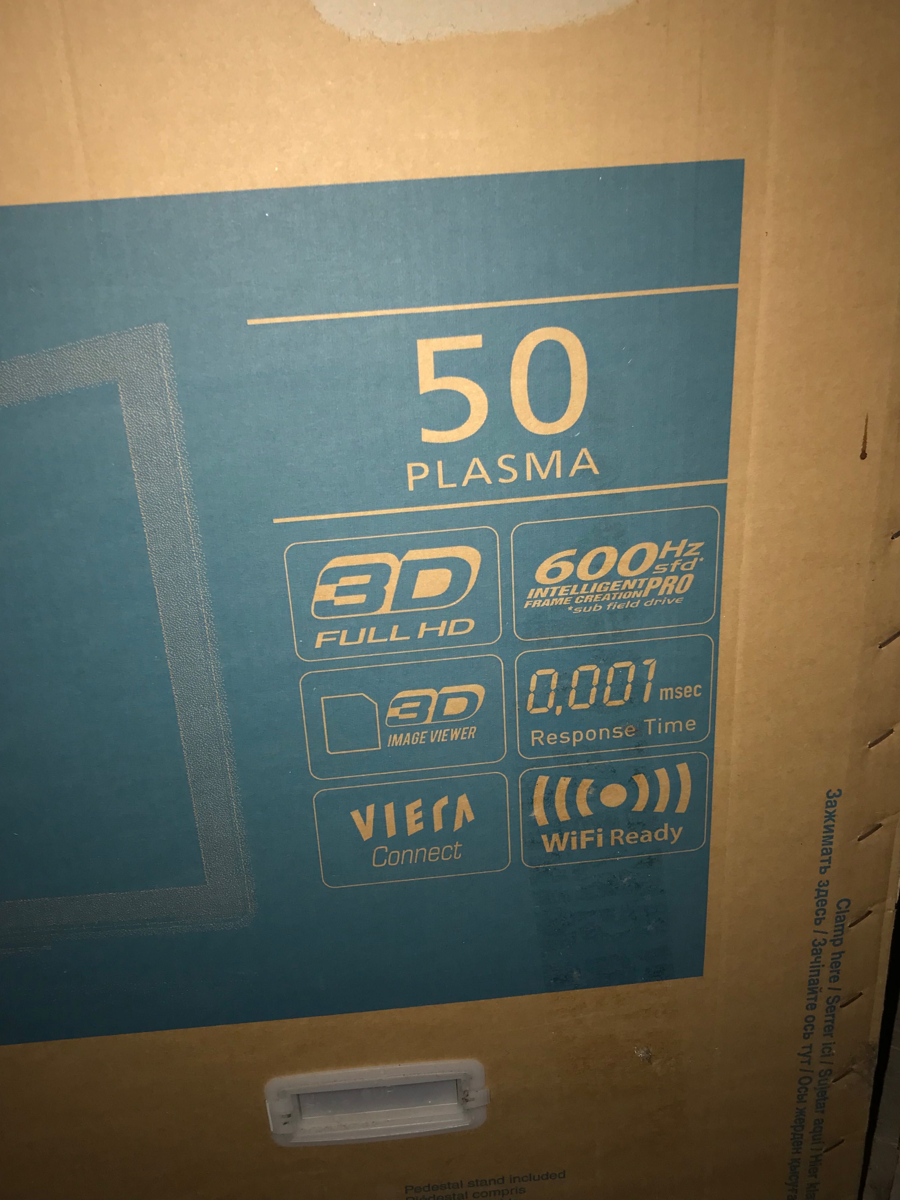 Vând TV plasma Panasonic 3D diagonala 127”