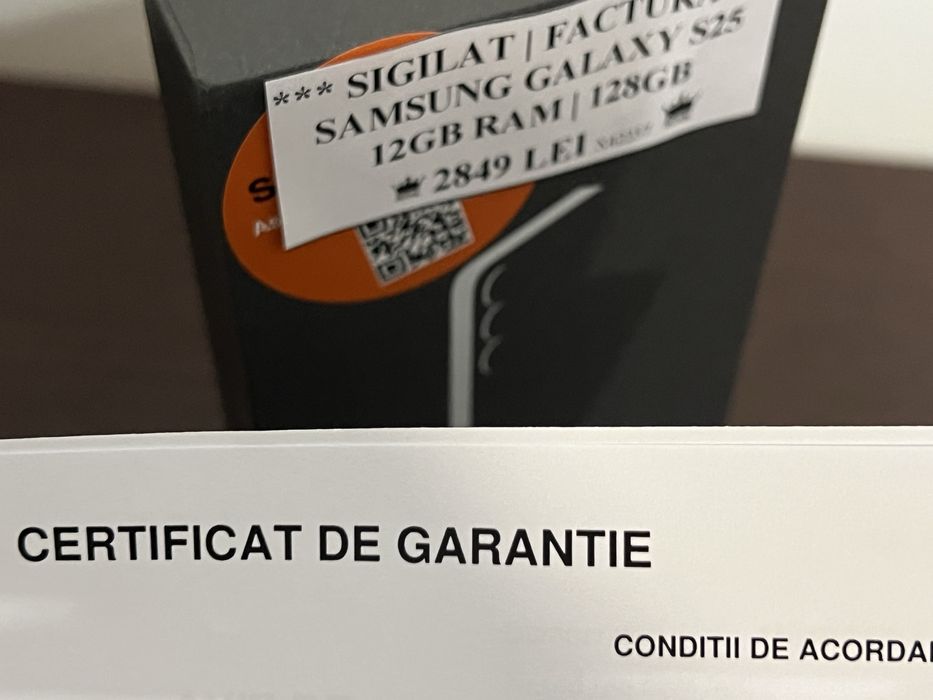 Amanet Royal CB: Samsung S25 SIGILAT