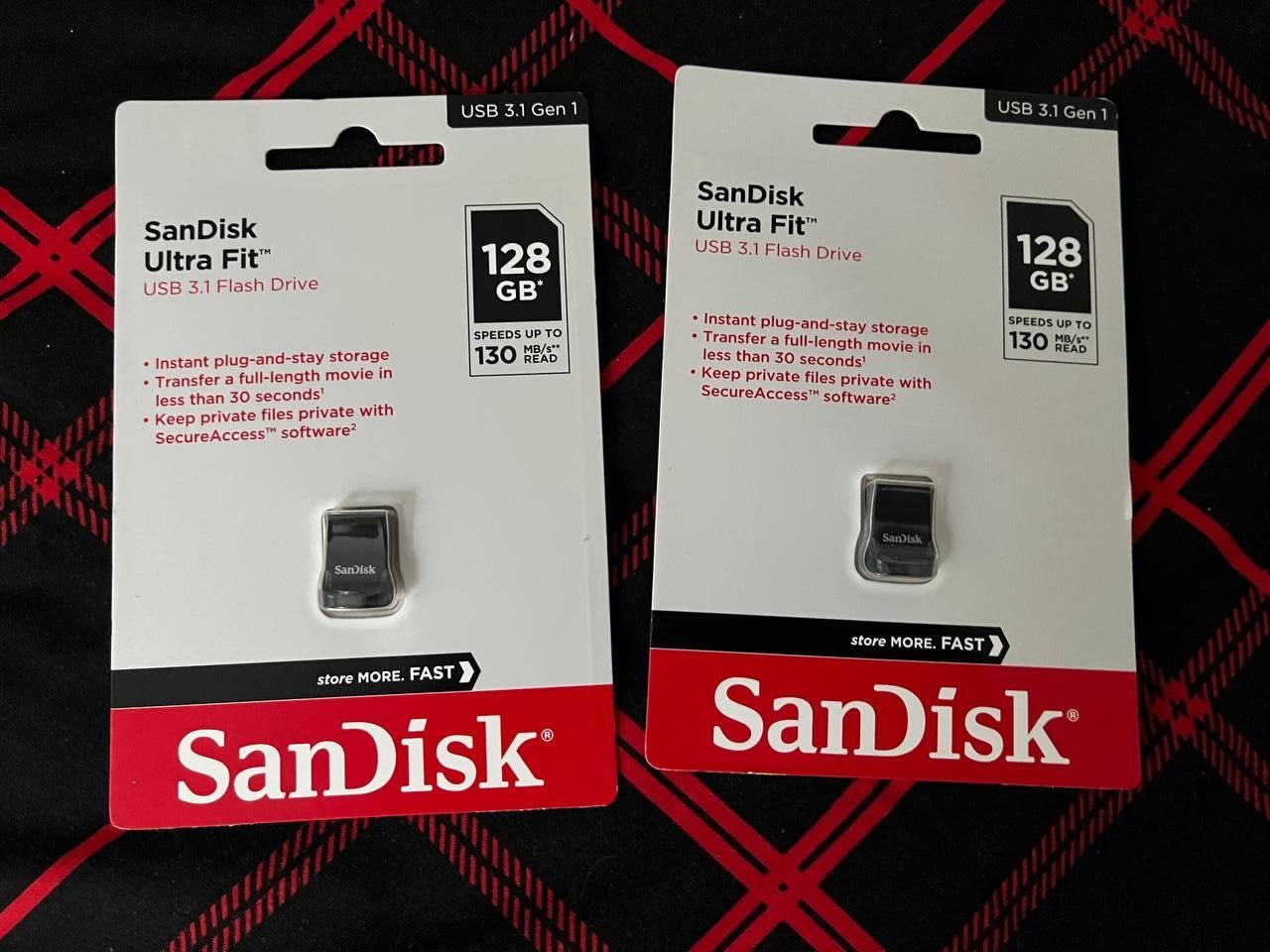 Stick UltraFit SanDisk 128Gb/Toshiba 32gb USB 3.1 NOI