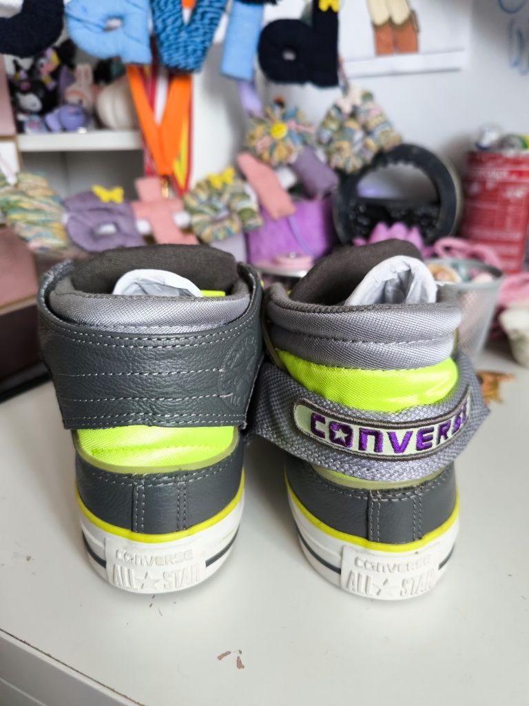 Sneakers Converse All star piele naturala 37,5 fit 38 NOI