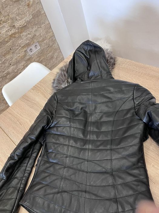 Дамско яке от телешка кожа