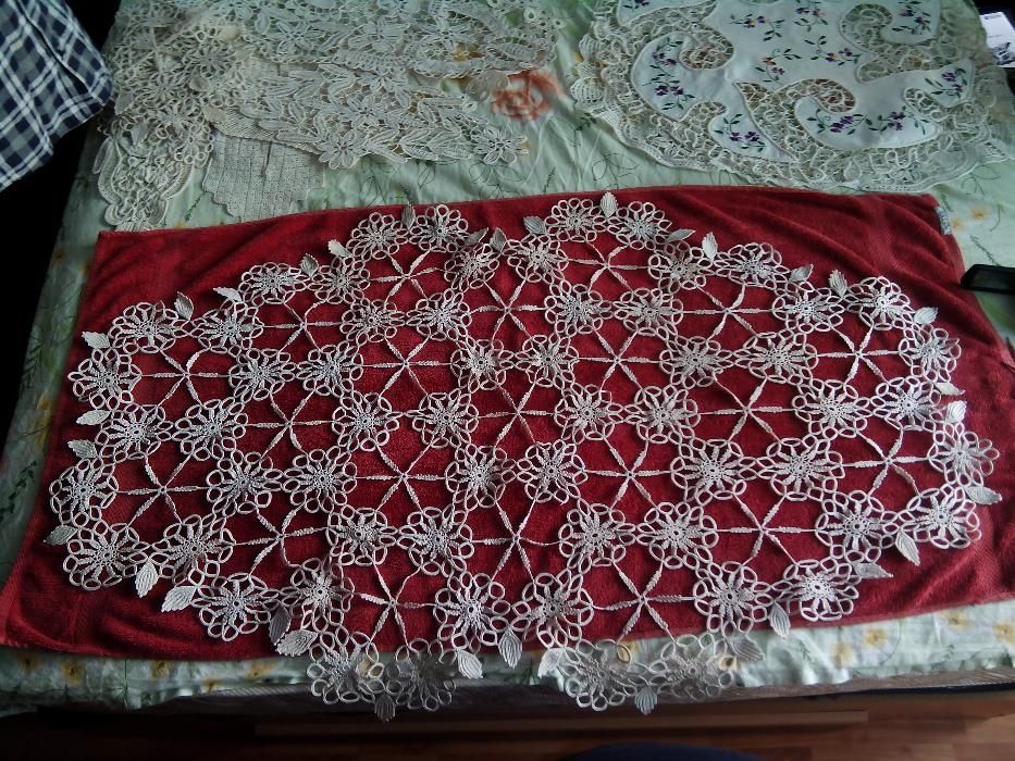 Mileu macrame crosetat manual 80x130 cm