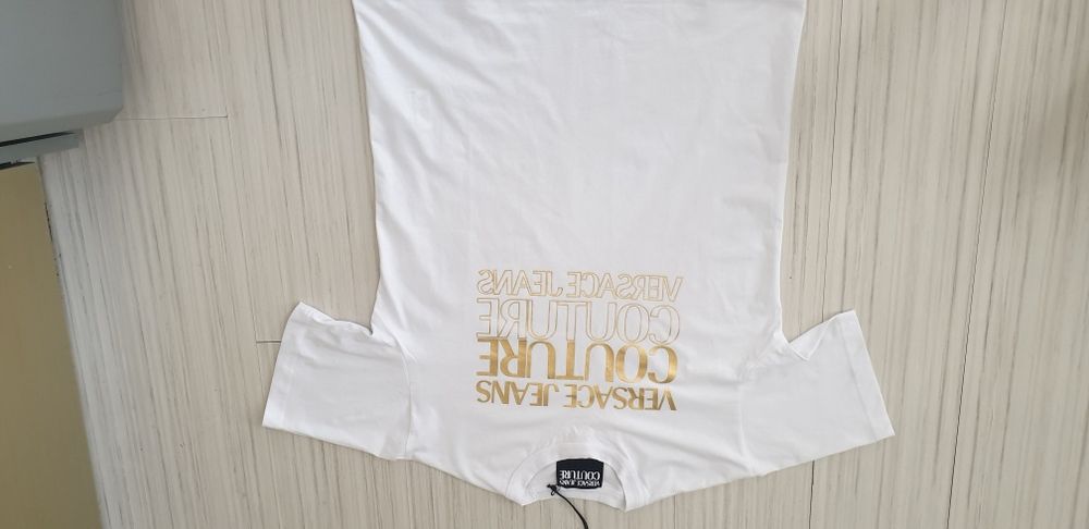 Versace Jeans Couture Cotton Regular Fit S НОВО ОРИГИНАЛ Мъжка Тениска