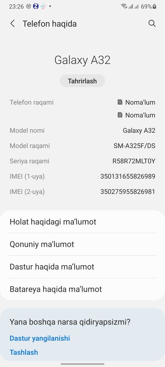 Samsung A32 128gb