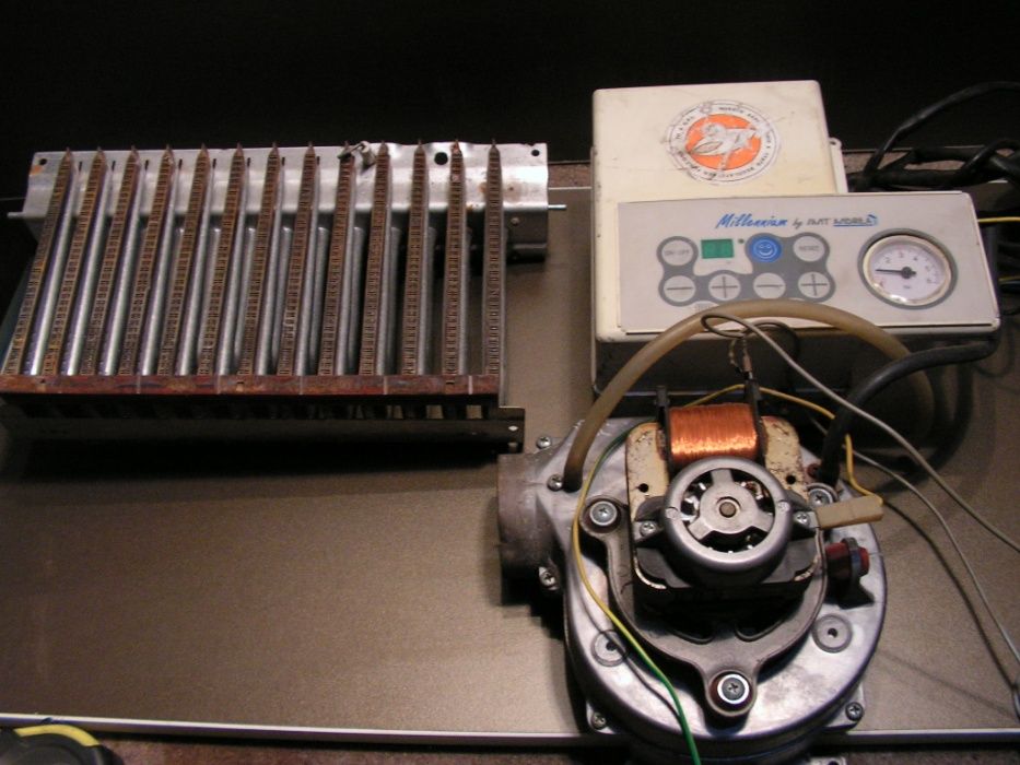 газов отоплител - пита, вентилатор, управление