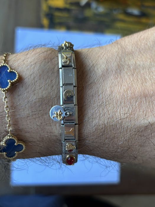 Nomination,Giorgio Poletto,Message Carisma-гривна с 19 елемента злато