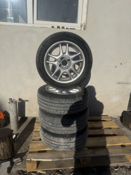 Jante 4x100 r15 cu anvelope vara
