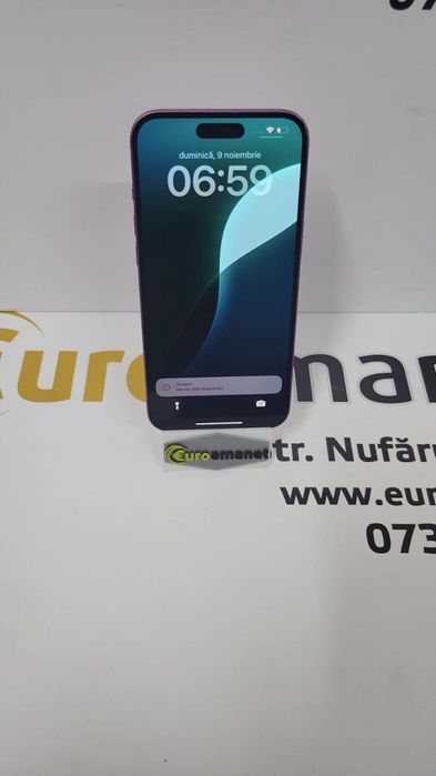 Telefon mobil Apple iPhone 16 Plus,128GB, 5G, Pink,100% -N-