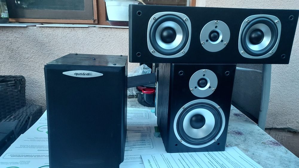 HIFI 2 boxe QUADRAL 5000  si 1 Mid Bass 450 lei