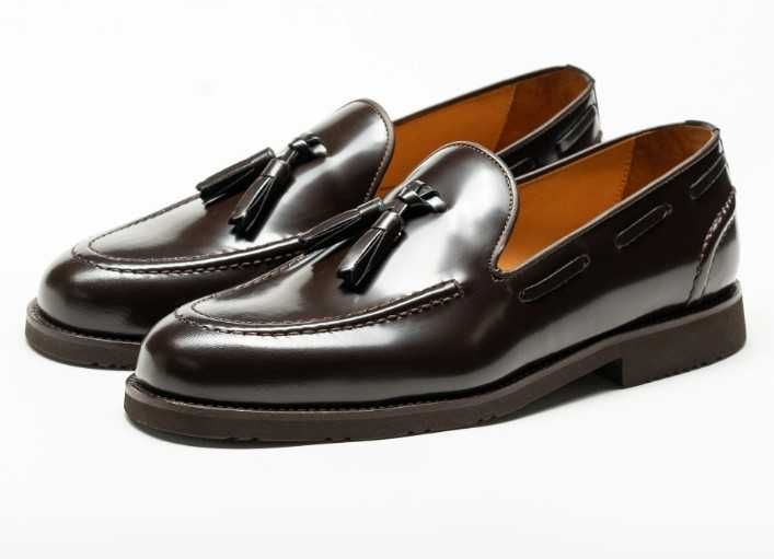 Costum Barbati Maro 100% Lana Fratelli Tallia di Delfino + Mocasini