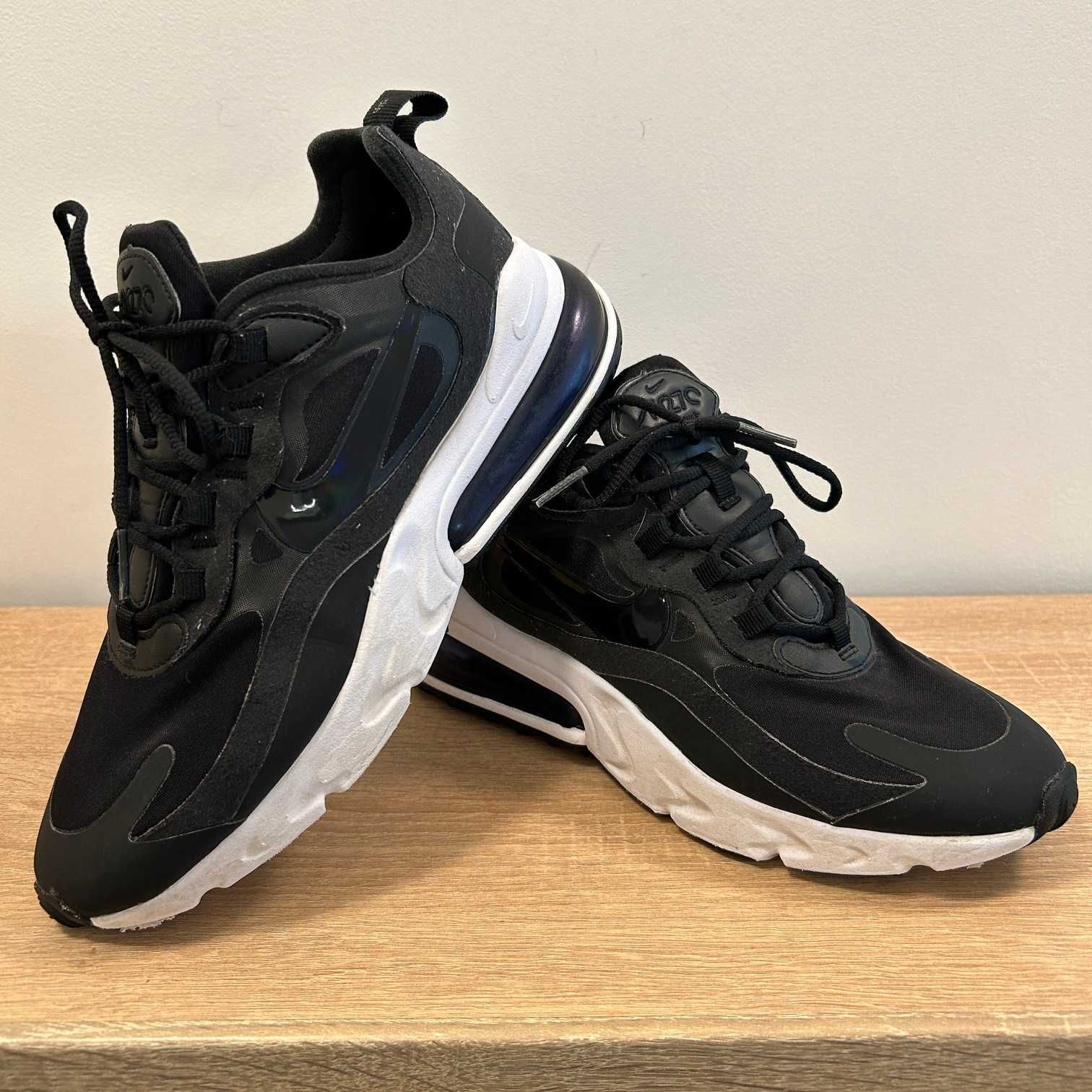 Nike Air Max 270 React “Black/White” (модел CJ0619‑002) – като нови