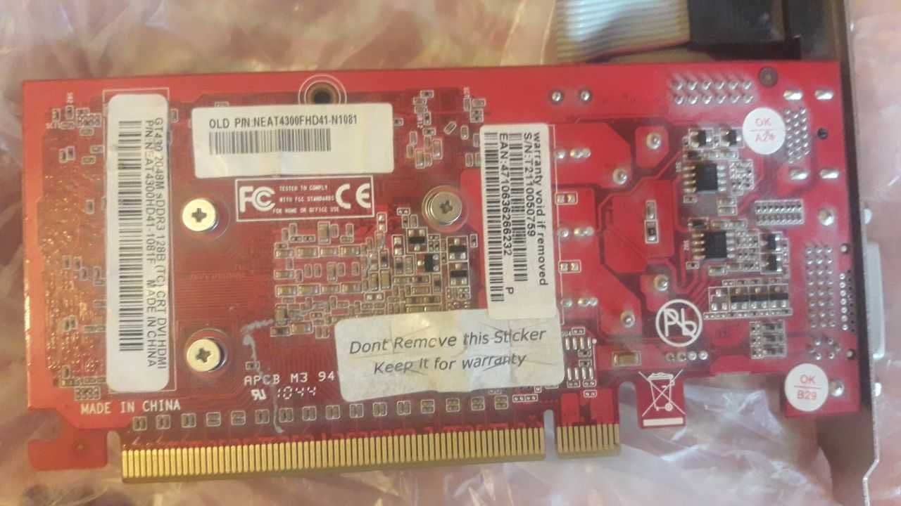 Видеокарта Palit GT 430