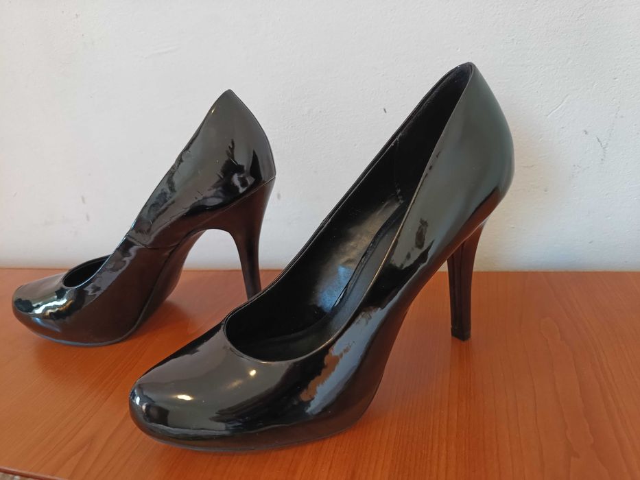 Pantofi dama Graceland negri ,Nr. 40,lacuiti