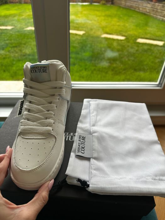 Чисто мови кожени маратонки Versace Jeans Couture 37 номер