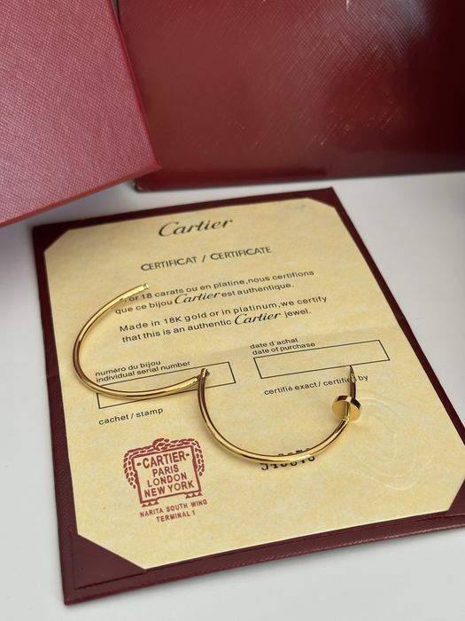 Brățară Cartier Juste un Clou 16 Slim Gold 750 cu Cutie