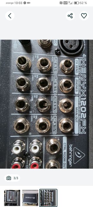 Mixer Behringer FX 1202