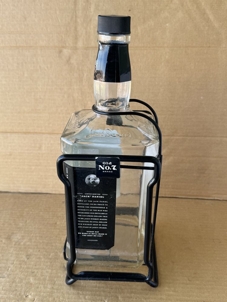 Люлка, Бутилка от Уиски JACK DANIELS (Джак Даниелс) 3L