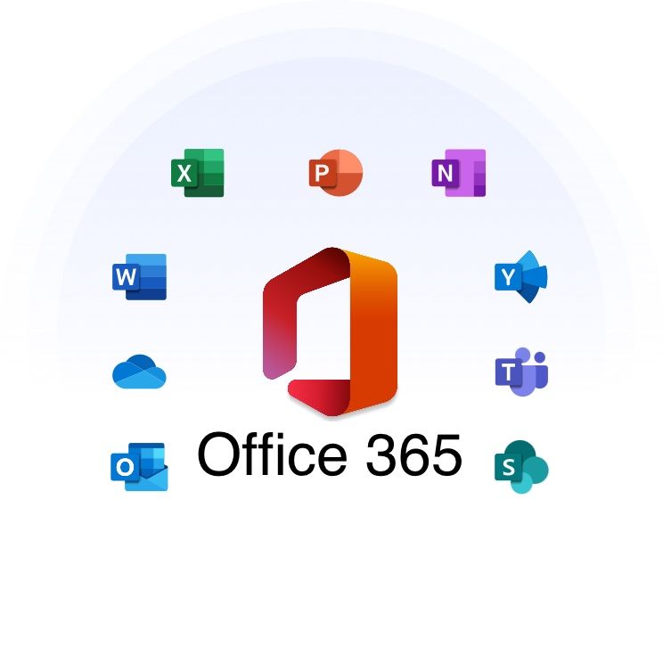 Office365, Google claud, proxmox, Issabel, Unifi, Saphos