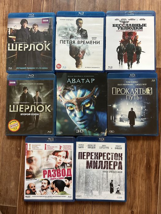 Продам диски blu rau кино , двд диски кино