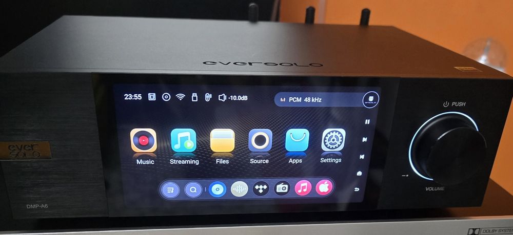Eversolo DMP-A6+Ъпгрейд+SSD и гаранция, стриймър, DAC, Pre-Amp