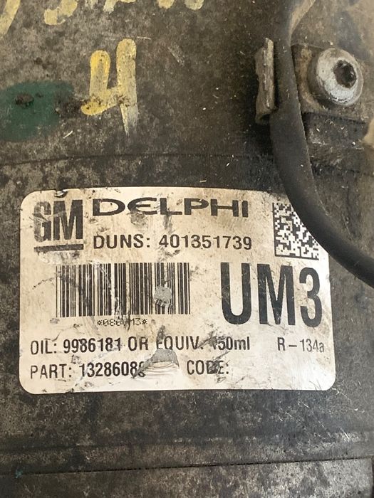 Compresor   1.7CDI AC OPEL ASTRA H L48, A04 2004 - 2014 OEM 401351739