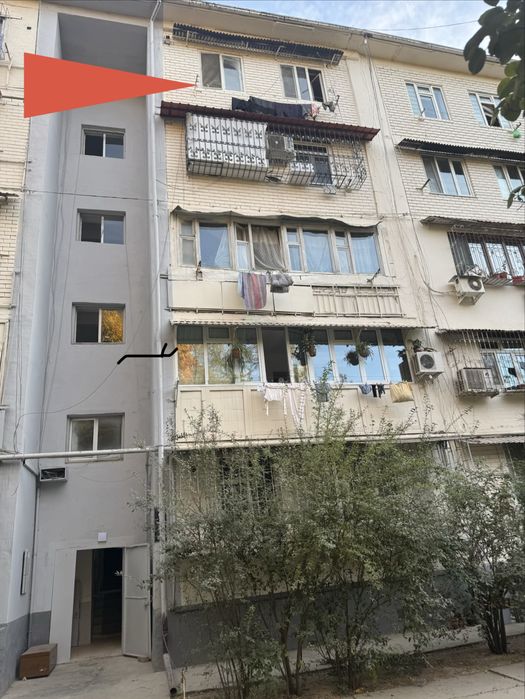 Срочно Chilonzor 23 kv 12 uy 5 qavatli uyning  5-qavatida 2 xonali