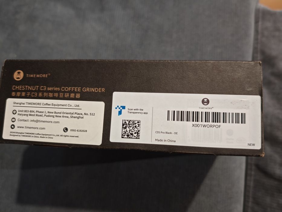 Timemore Chestnut C3S pro Black ръчна кафемелачка