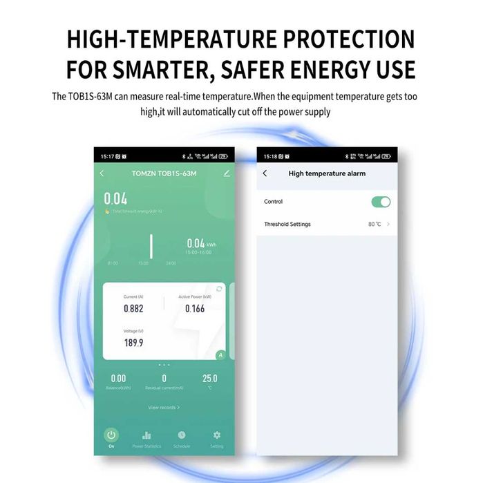 TOMZN TOB1S-63M TUYASmartlife WIFI смартметър RS485