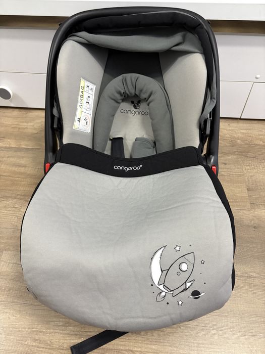 Столче - кошничка за кола 0-13 кг. Apollo CANGAROO - сив