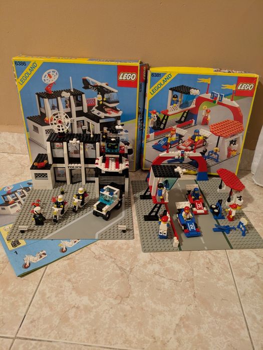 LEGO 6386 u 6381 полицията и малкото състезание от класическия град