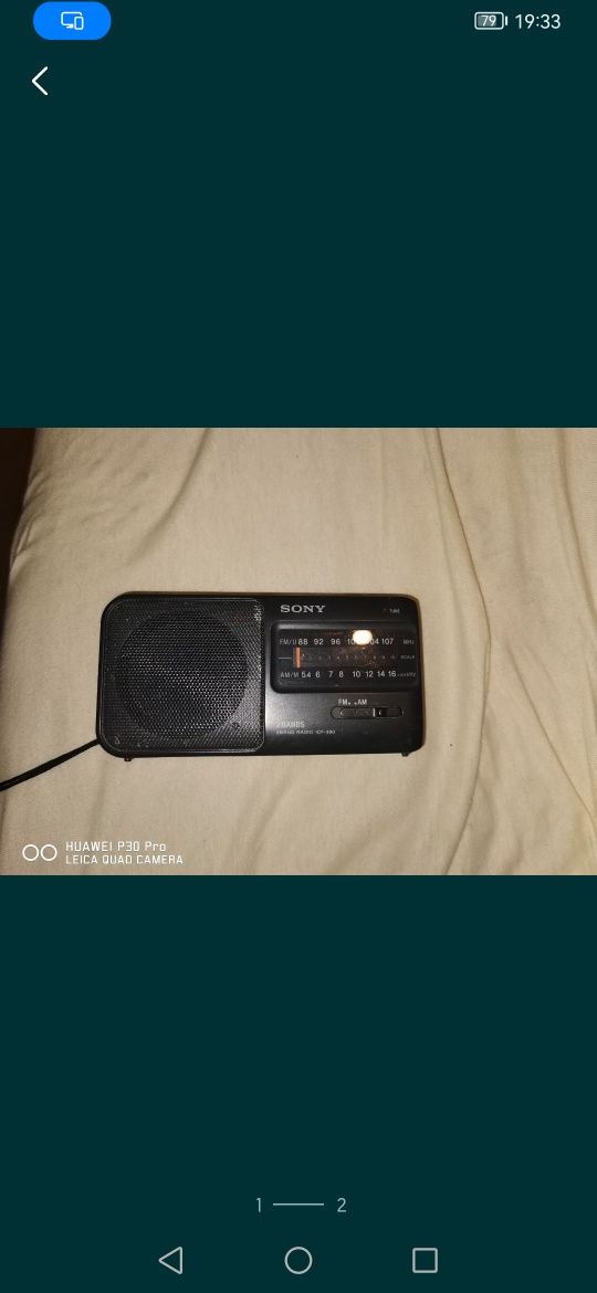Radio de la Sony ICF-390