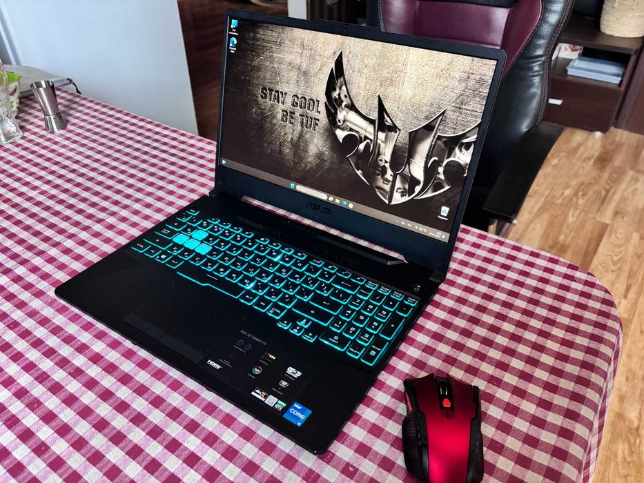 Asus TUF F15. i5 11поколение. RTX 3050ti. Озу16gb. Хард 512gb