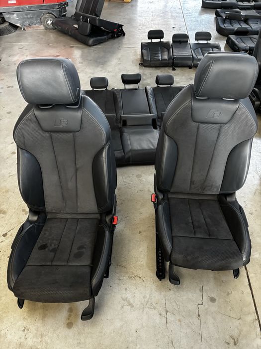 Interior scaune de piele S-line Audi A4 A5 B9