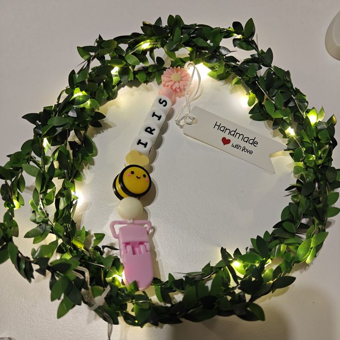 Lănțișor personalizat pentru suzetă