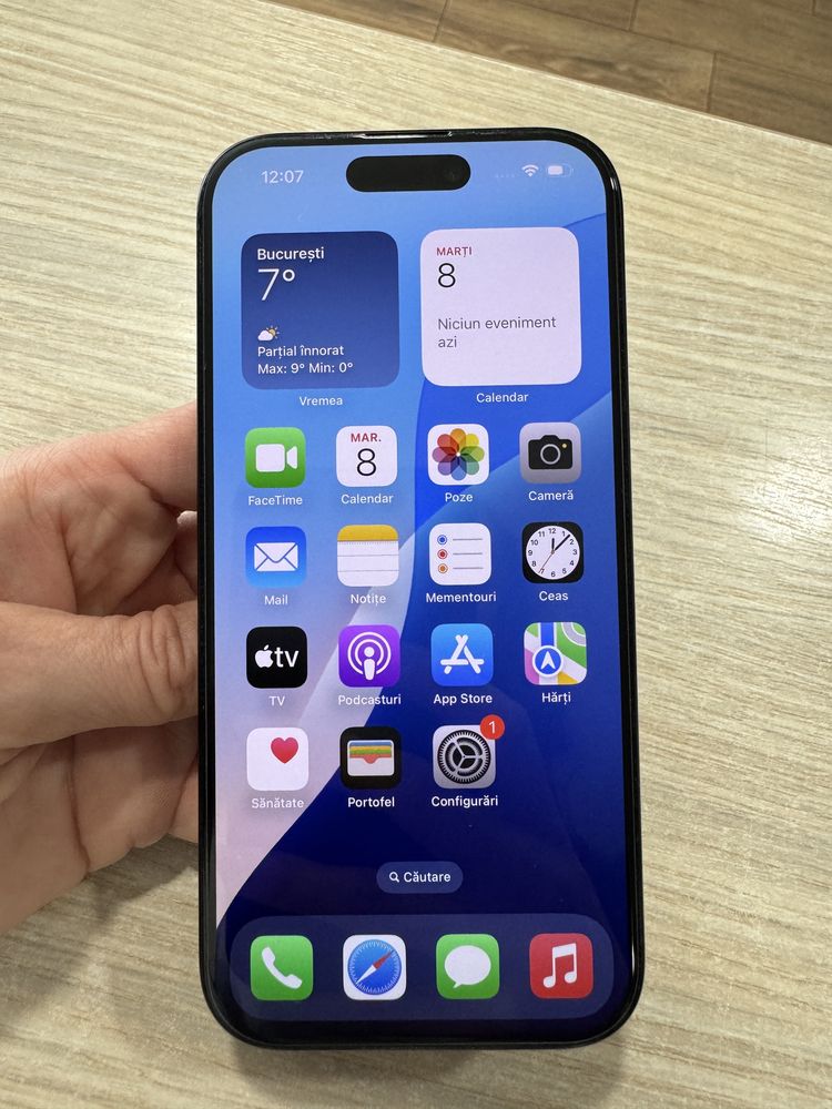 iPhone 16 Pro, 128GB, 5G, Black Titanium, Impecabil, CA NOU, Garantie!